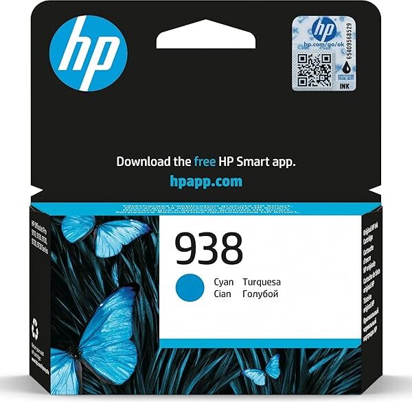 HP 938 CYAN INK 4S6X5PE
