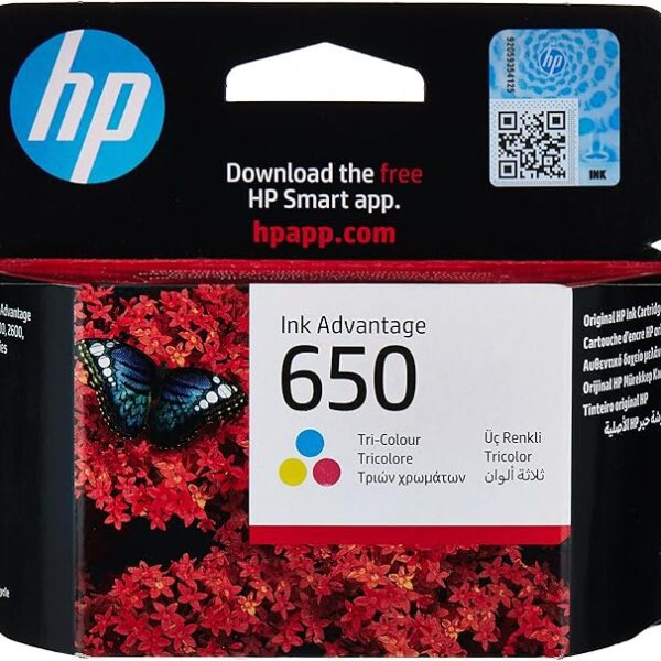HP 650 TRI-COLOR INK CART(CZ102AE)
