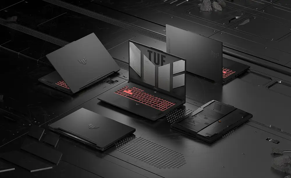 Asus 117091170 - ASUS TUF GAMING F15 FA507NUR-LP053W | AMD R7 7435HS, 16GB RAM, 1TB SSD, 6GB NVIDIA GeForce RTX 4050, 15.6" FHD 144HZ, Win 11 Home, Eng-Arab Keyboard, Gray