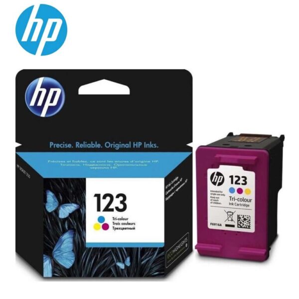 HP 123 TRI- CLR INK CART(F6V16AE)