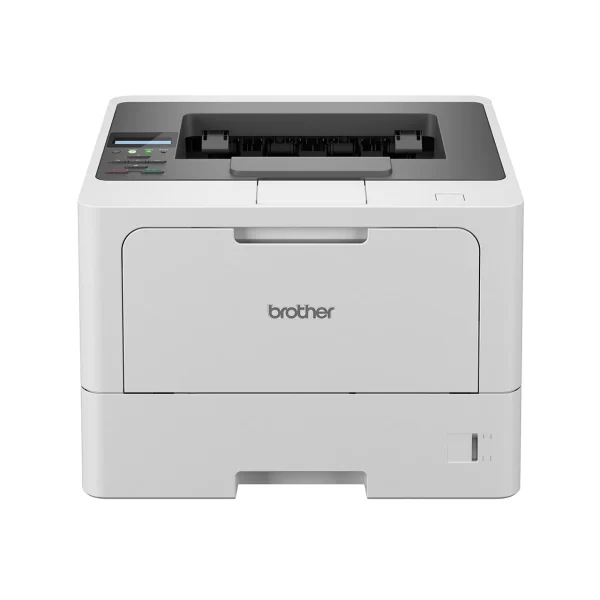Brother HL-L5210DW Mono Laser Printer, Up to 48 PPM Print Speed, Up to 1200 x 1200 DPI Resolution, Wireless Connectivity, Up to 250 Sheets Input Capacity, Gray | HL-L5210DW