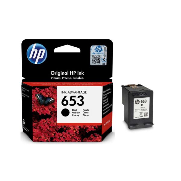 HP 653 BLACK INK CARTRIDGE (3YM75AE)