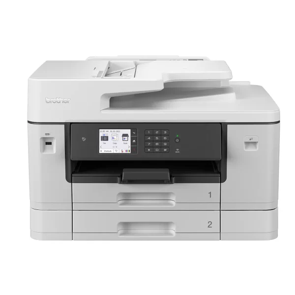 Brother J3940DW MFC A3 Inkjet Printer, Up to 28.0/28.0 ipm Print Speed, Up to 1200×4800 dpi, 3.5" TFT Touch LCD, Up to 500 +100 Sheets Multi-purpose Tray, Wi-Fi / USB 2.0 | J3940DW