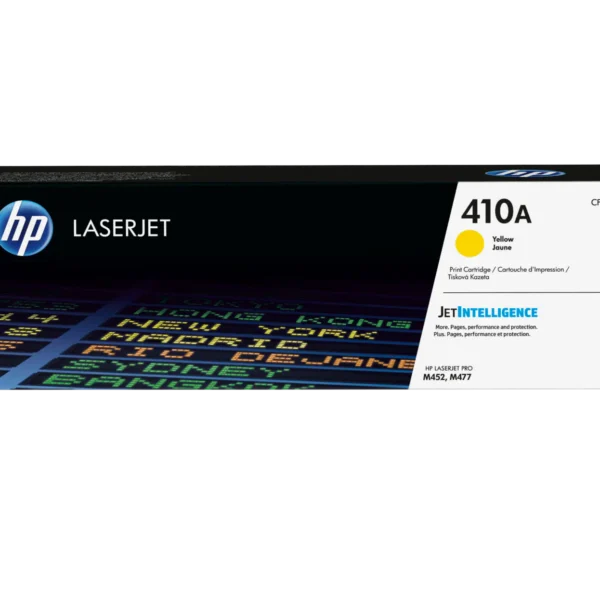 HP 410A Yellow Original LaserJet Toner Cartridge, CF412A