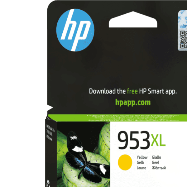 HP 953XL  YELLOW HIGH YIELD INK CART.(F6U18AE)