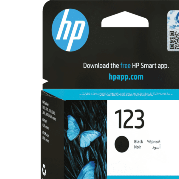 HP 123 BLACK INK CART(F6V17AE)