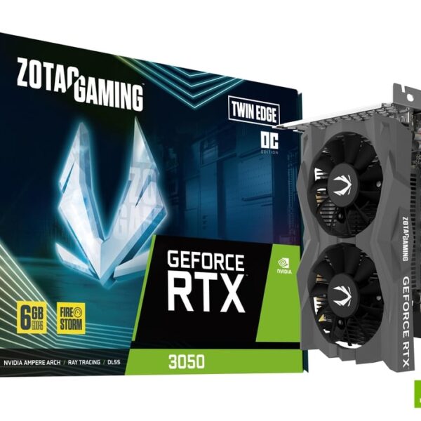 ZOTAC GAMING GeForce RTX 3050 6GB GDDR6 Twin Edge OC