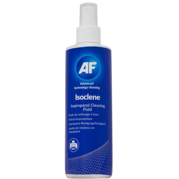 AF Isoclene – 99.7% Pure Isopropyl Cleaning Solution – 250ml ISO250
