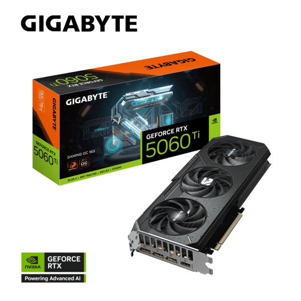 GIGABYTE GeForce RTX™ 5060 Ti GAMING OC 16G | GV-N506TGAMING OC-16GD