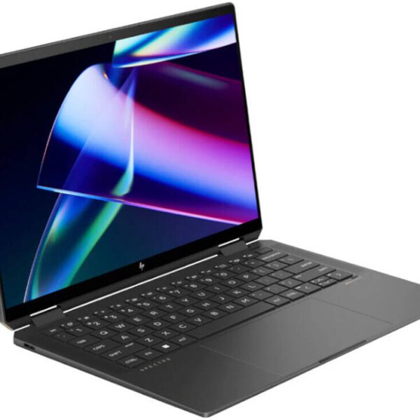 HP Spectre X360 2-in-1 Convertible Laptop 14t-eu100, 14" OLED QHD+ Touch Display, Intel Ultra 7 155H 16-Core, 32GB RAM, 2TB NVMe SSD, Intel Arc Graphics, English K/B, Win11, Nighfall Black | 7K635AV-3