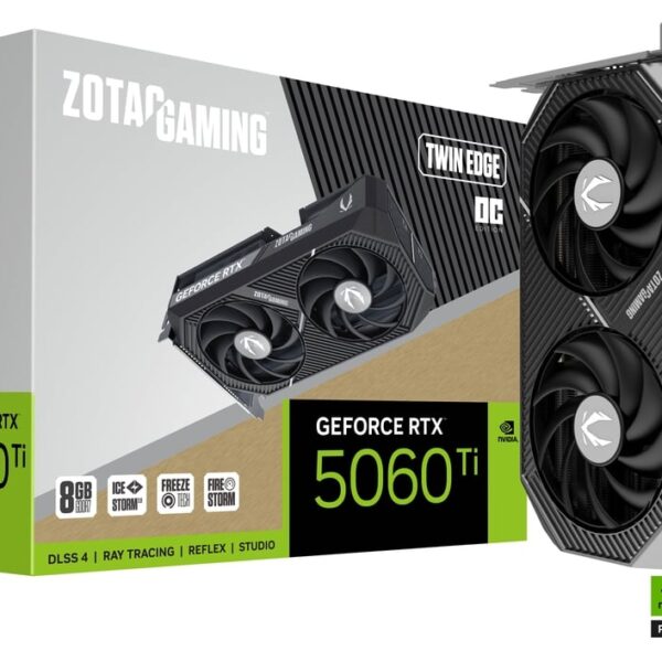 ZOTAC GAMING GeForce RTX 5060 Ti 8GB Twin Edge OC - ZT-B50610H-10M