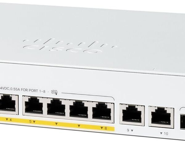 Cisco Catalyst 1200-8P-E-2G Smart Switch C1200-8P-E-2G