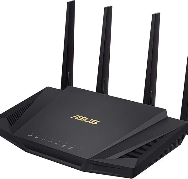 ASUS RT-AX58U V2 WIFI 6 AX3000 Dual-Band Extendable Mesh WiFi Router, with Mobile Tethering