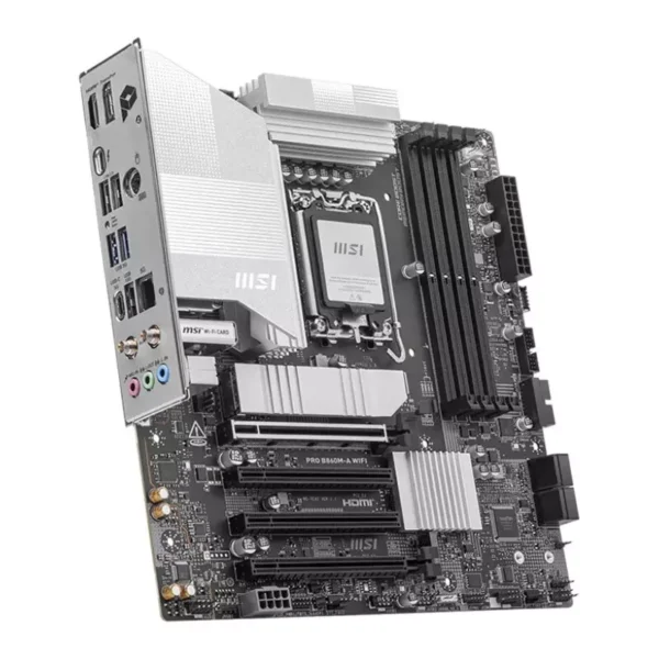 MSI PRO B860M-A WiFi DDR5 LGA 1851 Micro-ATX Motherboard - Black | 911-7E42-002