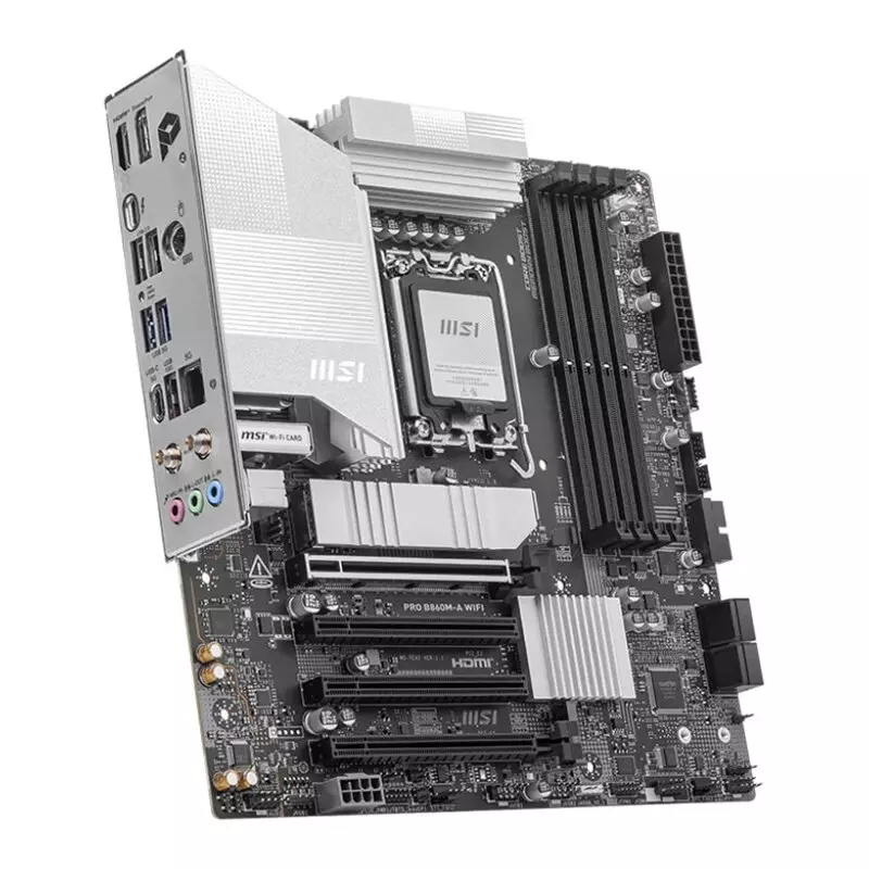 911-7e42-002-1_jpg 911 7e42 002 1 jpg - MSI PRO B860M-A WiFi DDR5 LGA 1851 Micro-ATX Motherboard - Black | 911-7E42-002