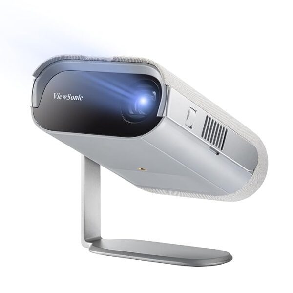 ViewSonic M1 Pro (1280x720) Resolution LED Projector, 150" Maximum Display, 600 Lumens, Bluetooth & Smart Wi-Fi, Harman Kardon Speaker(3W Cube x2), HDMI, USB Connectivity