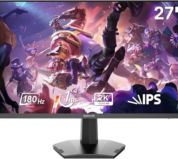 Redragon Mirror GM27X5IPS 27-inch FHD(1920 x 1080), 180Hz Refresh Rate, 1ms MPRT, IPS Panel Gaming Monitor