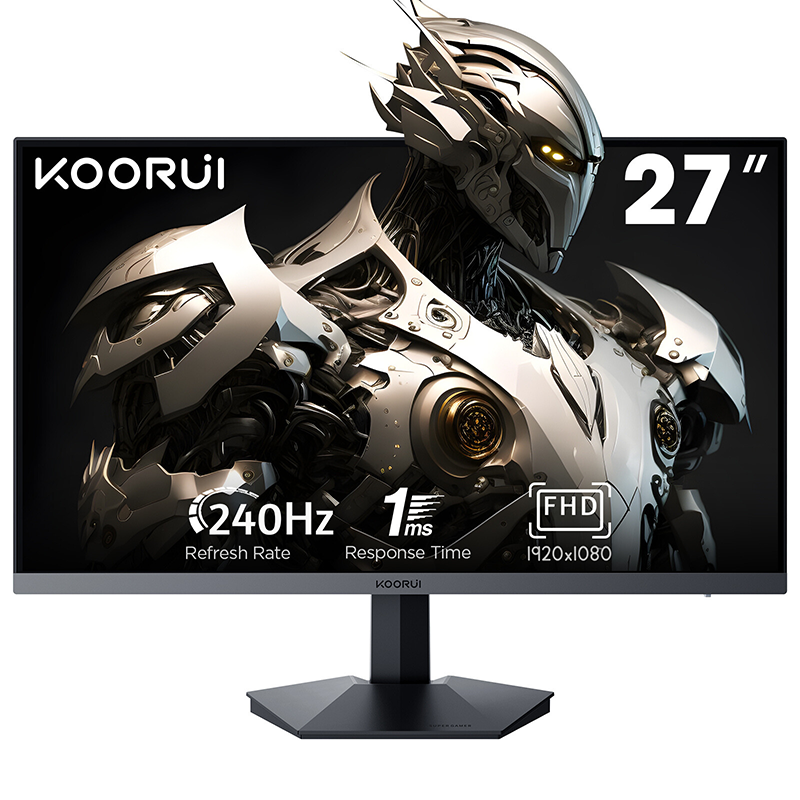 GN02- GN02 - KOORUI 27-Inch Gaming Monitor VA FHD 1920 x 1080 240Hz 1ms GN02