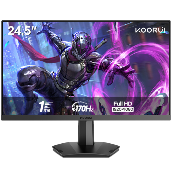 KOORUI 24.5-Inch Gaming Monitor VA FHD 1920 x 1080 170Hz 1ms 25E3A