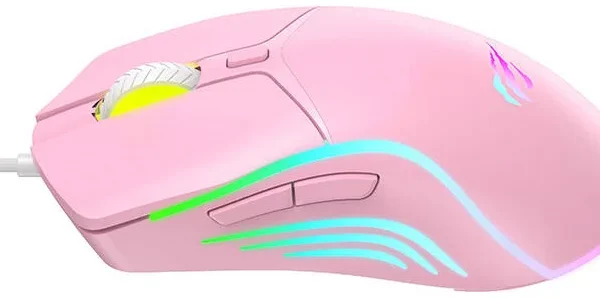 Havit MS1029 wired gaming mouse (pink)