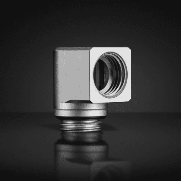 EK-Quantum Torque Micro Rotary 90° - Satin Titanium