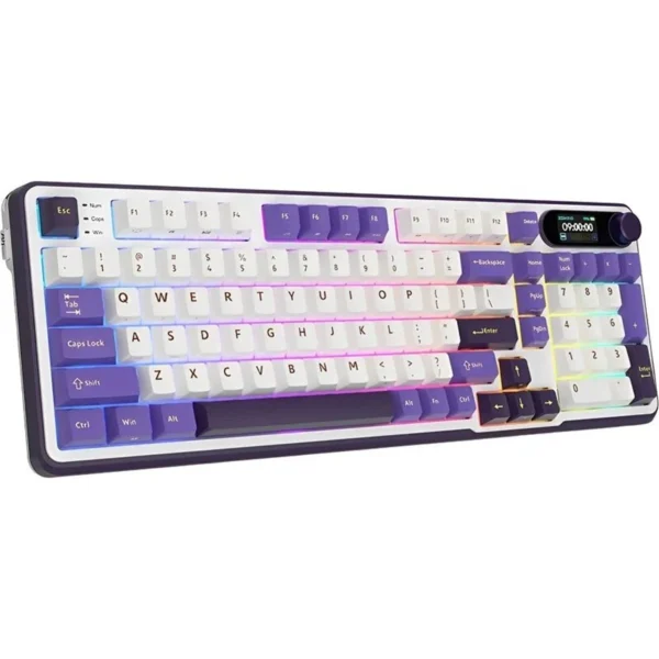 RK ROYAL KLUDGE S98 Hot-Swappable RGB Wireless Mechanical Keyboard Blackberry