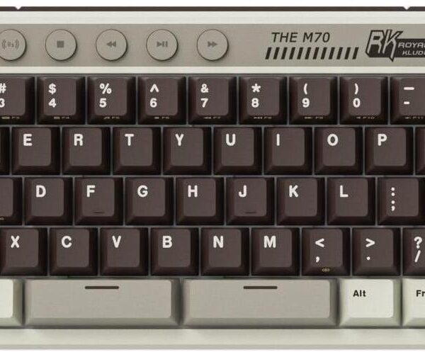 RK Royal Kludge M70 RGB Mocha Grey wireless keyboard