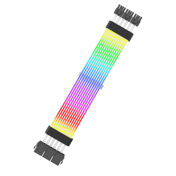 DARKFLASH LG03 ARGB POWER EXTENTION CABLE 6+2PIN*3 Black