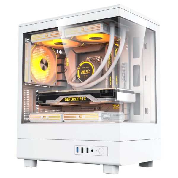 DarkFlash DB330M M-ATX PC Case White