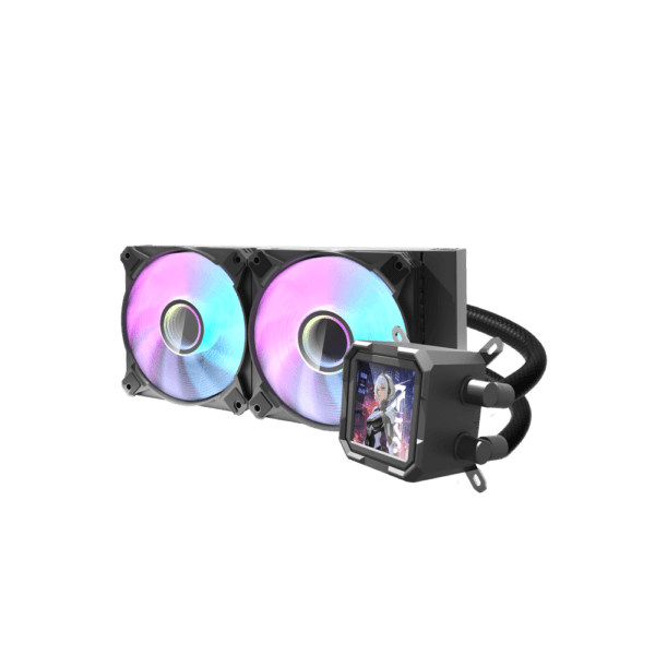 Darkflash DV240S LIQUID COOLER WITH LCD SCREEN DISPLAY BLACK