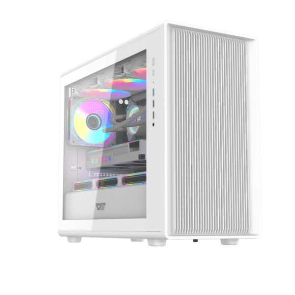 DARKFLASH DB460M M-ATX PC Case White