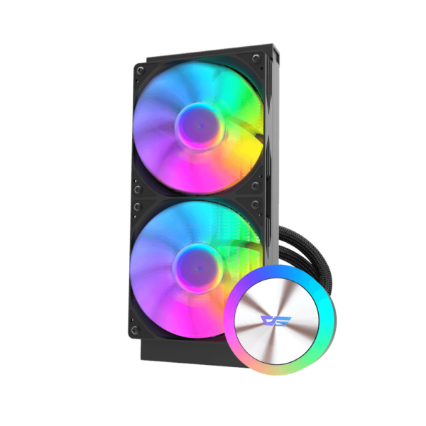 DarkFlash DG240 Liquid CPU Cooler Black