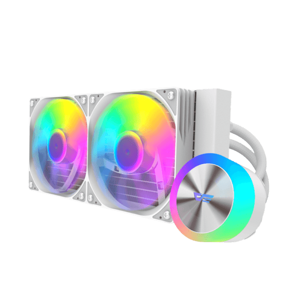 DarkFlash DG240 Liquid CPU Cooler White
