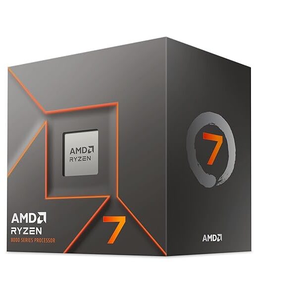 AMD Ryzen 7 8700F Desktop Processor 8 cores 16 Threads 24 MB Cache 4.1 GHz Upto 5 GHz AM5 Socket