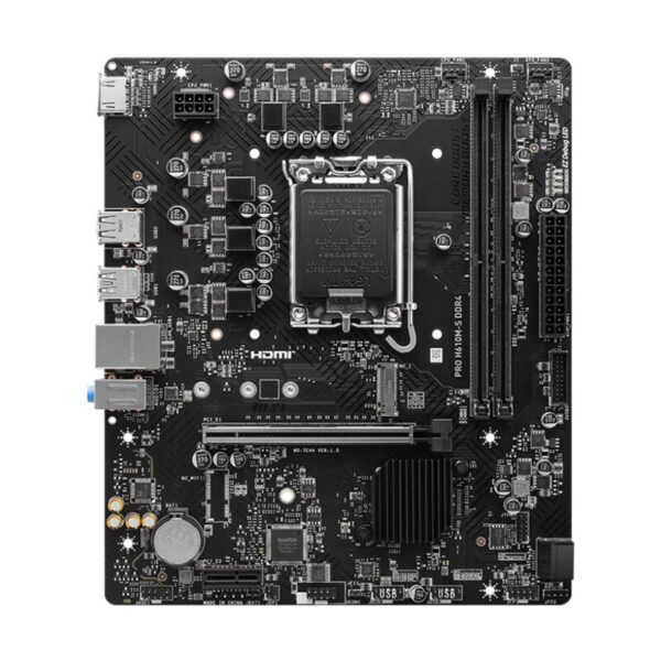 MSI PRO H610M-S DDR4 Intel LGA 1700 M-ATX Motherboard - Black | 911-7E44-013