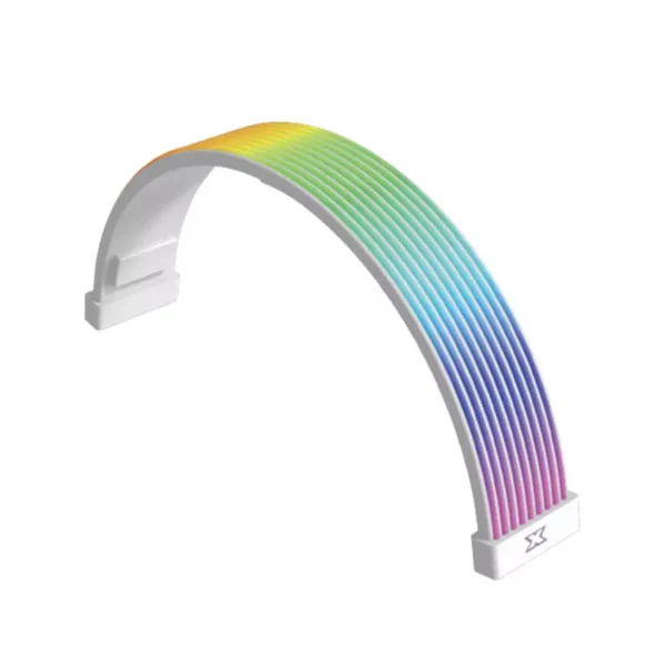 Xigmatek ICover II MB 24P ARGB LED PSU Cable Cover Kit - White | EN45790