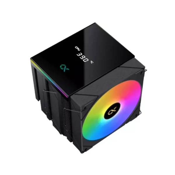 Xigmatek AK6 Dual Digital Display ARGB CPU Air Cooler - Black | EN45844