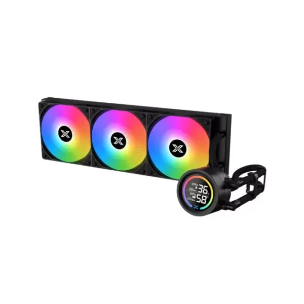 Xigmatek LK 360 Digital LCD ARGB AIO PWM CPU Liquid Cooler - Black | EN45905