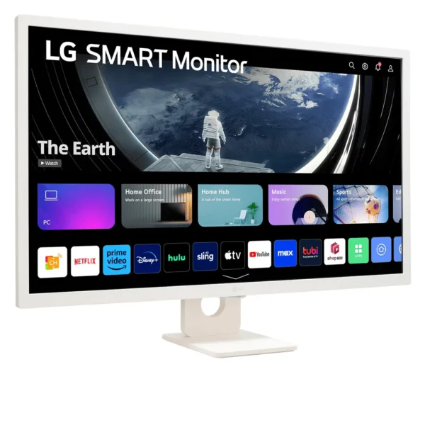 LG 32” Smart Monitor 32SR50F-W.AMA White