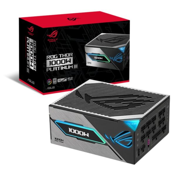Asus ROG Thor 1000W Platinum III Power Supply - Black | 90YE00V3-B0NA00