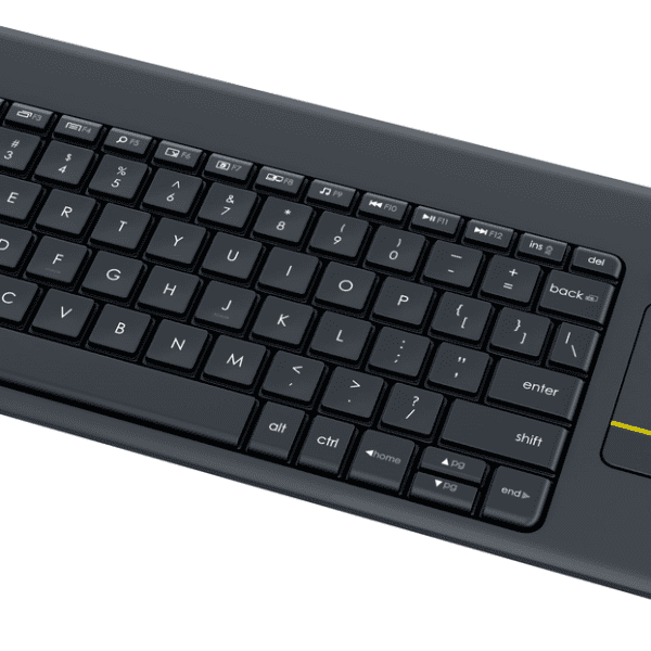 LOGITECH K400 Plus Wireless Touch Keyboard - BLACK - US INT'L