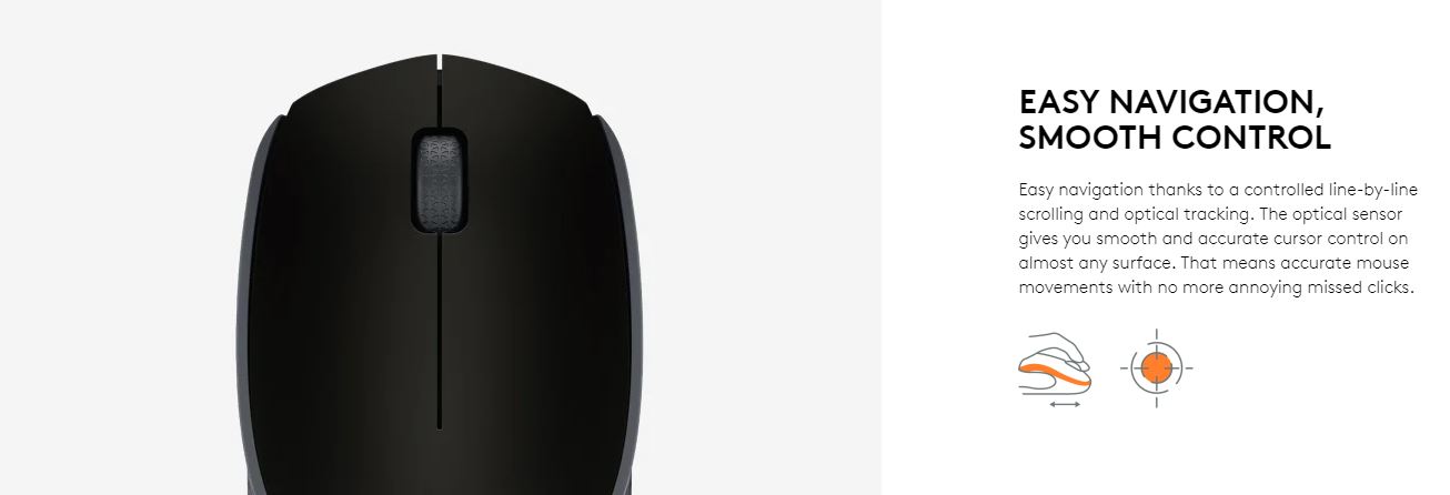 4cf455f20c57be8ce6e8d266ffb5f63a - Logitech® M171 Wireless Mouse, Smooth Optical Tracking, Ambidextrous Design, Red | 910-004641