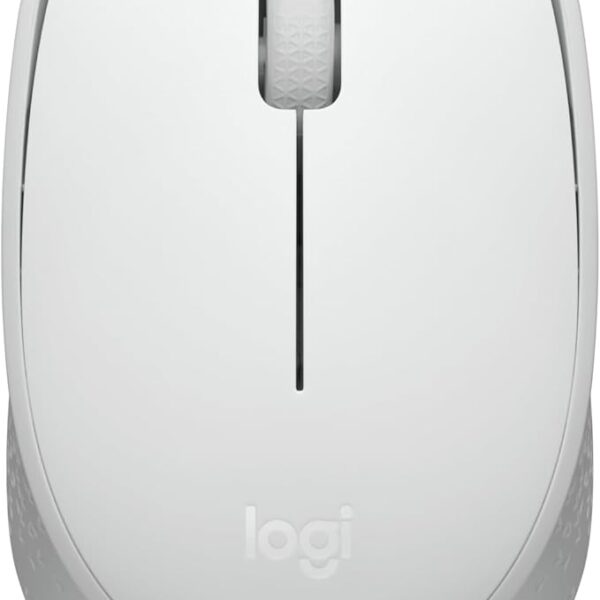Logitech M171 Wireless Mouse for PC, Mac, Laptop, 2.4 GHz with USB Mini Receiver, Optical Tracking, 12-Months Battery Life, Ambidextrous - Off White, One Size