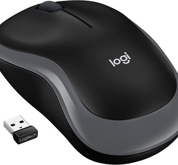 Logitech 910-002235 Logitech M185 Wireless Mouse, Swift Gray