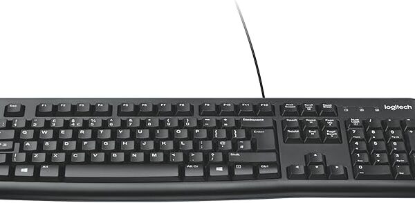 LOGITECH K120 Corded Keyboard - BLACK - USB - US INT'L