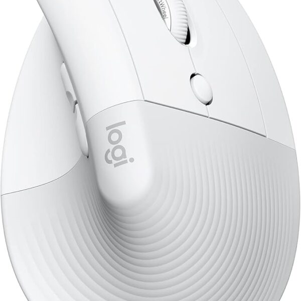 LOGITECH Lift Bluetooth Vertical Ergonomic Mouse - OFF-WHITE/PALE GREY