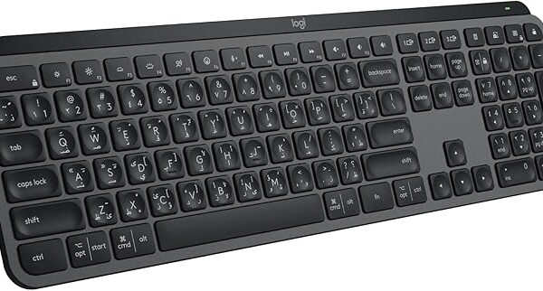 LOGITECH MX Keys S Bluetooth Illuminated Keyboard - GRAPHITE - ARABIC