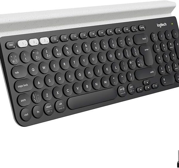 Logitech K780 Multi-Device Wireless Desktop Keyboard Eng/Arb Black