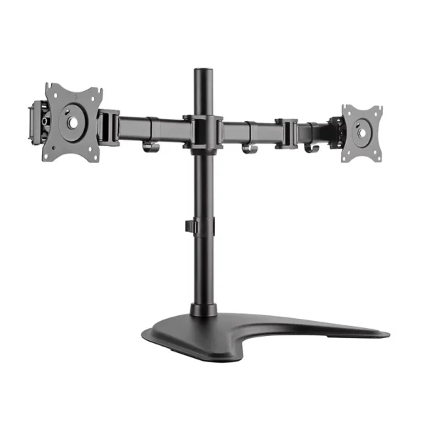SkillTech Dual-Monitor Steel Articulating Monitor Mount