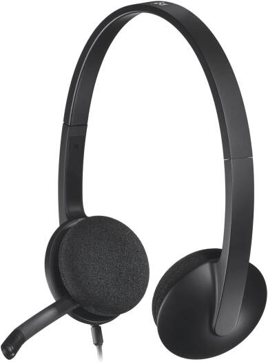 Logitech H340 USB-A Wired Headset Black